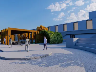 Entertainment Cultural Center 3D model