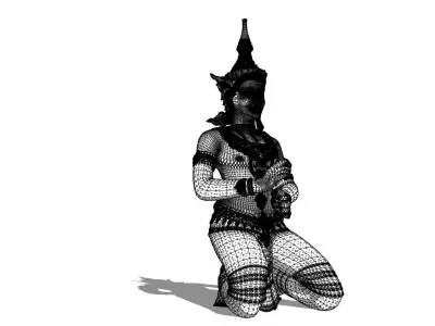 Angkor Wat God 3D model