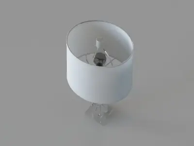 Carrigan Table Lamp Clear 3D model