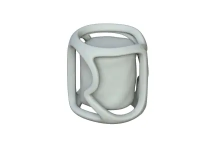 SciFi Shape Object Low Poly 18 Low-poly 3D model