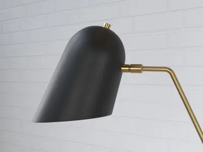 Modern Floor Lamp - Cliff Floor 3D model