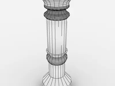 Candle Holder Free low-poly 3D model