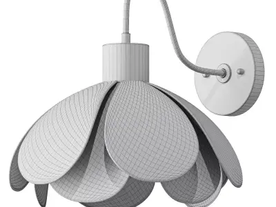 Ciena Petal Wall Light 3D model