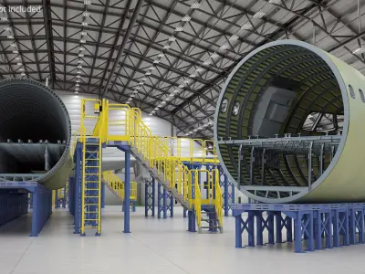  Airbus A320 Aircraft Mid Fuselage Shell 