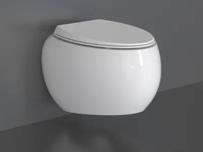 WC3 Toilet 3D model