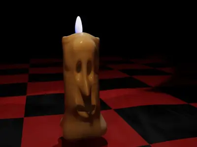 Candle Man Free 3D model