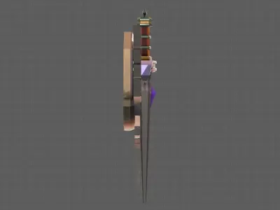 Symbol V02 Low-poly 3D model