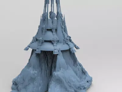 Iron Keep Cliffs  3D model