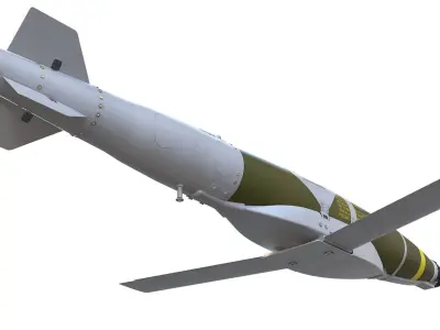 GBU-62 JDAM-ER Low-poly 3D model