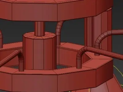 Gold Stick 3D model