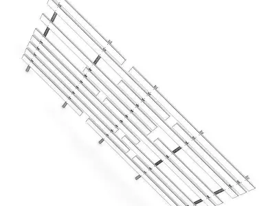 Wooden Fence 3D model