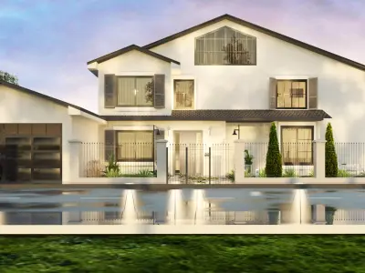 Classical house 3D model