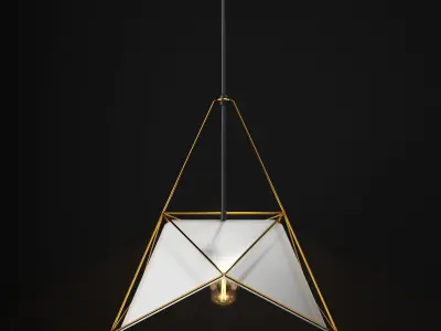 Wire framed Ceiling 3D model