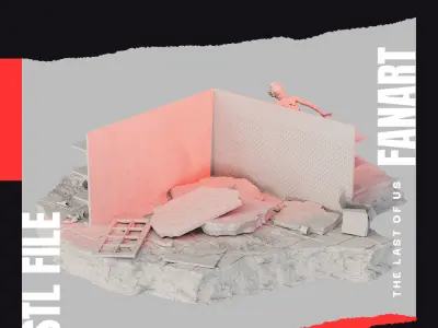 FANART THE LAST OF US- ROOM 3D print model