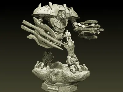 Robot Grimdark 3D print model