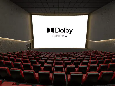 Movie Theater Interior 03 3D model