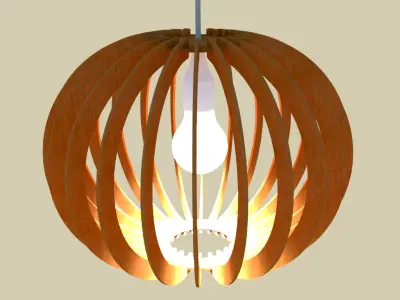 Chandelier lamp 3D model