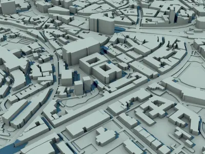 Bristol City England United Kingdom 3D print model