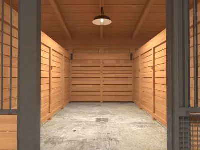 Animal Stables 3D model