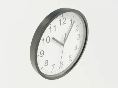 Wall Clock 3D model