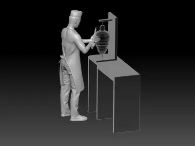MEXICAN STREET FOOD TACOS AL PASTOR 3D print model