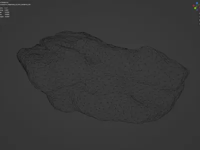 Large Grained Sandstone - 8K Textures - 7 Mesh Resolutions Low-poly 3D model