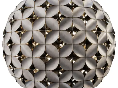 Dune Metal And Leather Wall Tile Texture