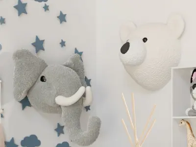 Decor for children room 3D model