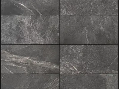 Yurtbay Seramik Magma Anthracite 300x600 Set 1 3D model