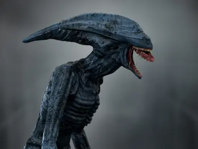 Deacon Low-poly 3D model