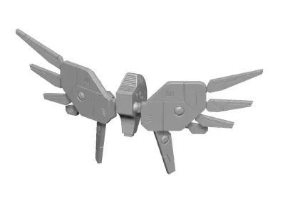 Flying Fish Jetpack Kit 3D print model