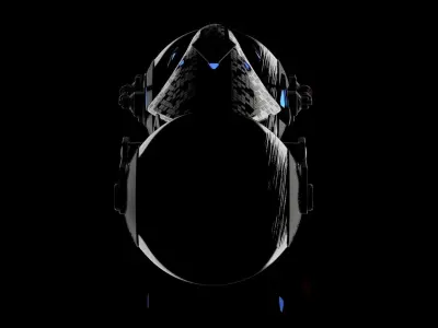 sci-fi bike 3D model