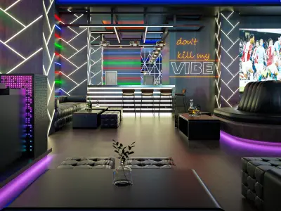 CLUB LOUNGE 3D model