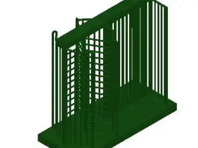 TURNSTILE EXTERIOR 3D model