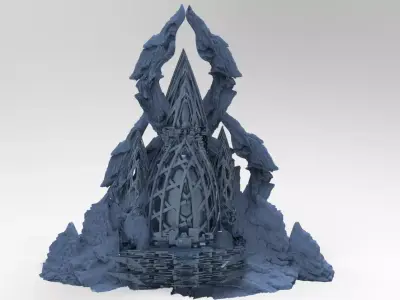 Arcane Mountain Elite Cliffs 3D model