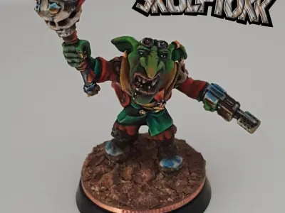 Rebel Goblin Hero 3D print model