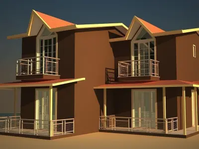 HOME MINIMALIST 3D model