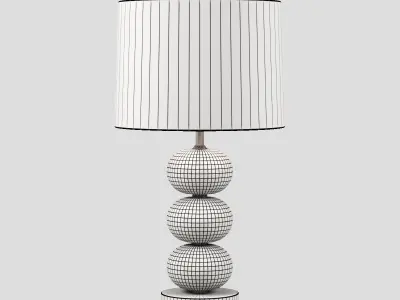 West Elm Abacus Table Lamp 3D model