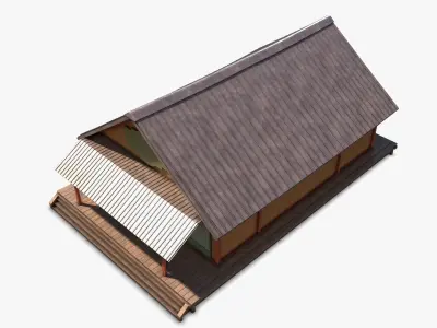 Shop 02 Low-poly 3D model