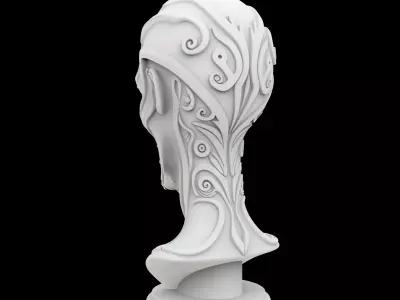 Alien Pilot Helmet 3D Print Model 3D print model