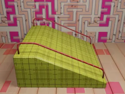 Low Poly interior assets Low-poly 3D model