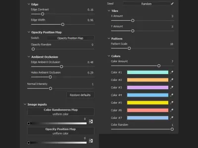 Foam Floor Puzzle Substance PBR material and textures Texture
