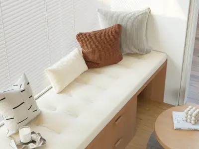 Bay window mat 3D model