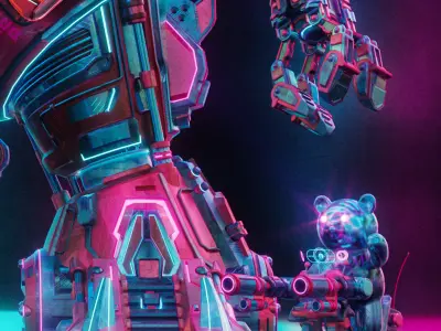 Teddy Boys Toy - Weekly Renders - DSZarts 3D model 3D model