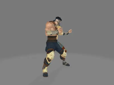 jago from killer instinct 3D model