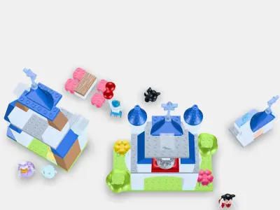 LEGO DUPLO - Disney 3-in-1 Enchanted Castle 10998 3D model
