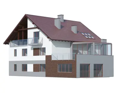 Cottage 042 3D model