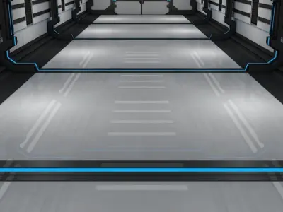 Sci Fi Corridor 3D model