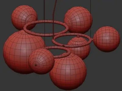 PUPPET RING PENDATS 3D model