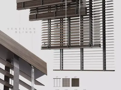 Venetian Blinds 1 3D model